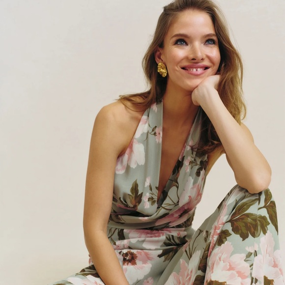 Reformation Ezria Dress in Fauna - Picture 4 of 17